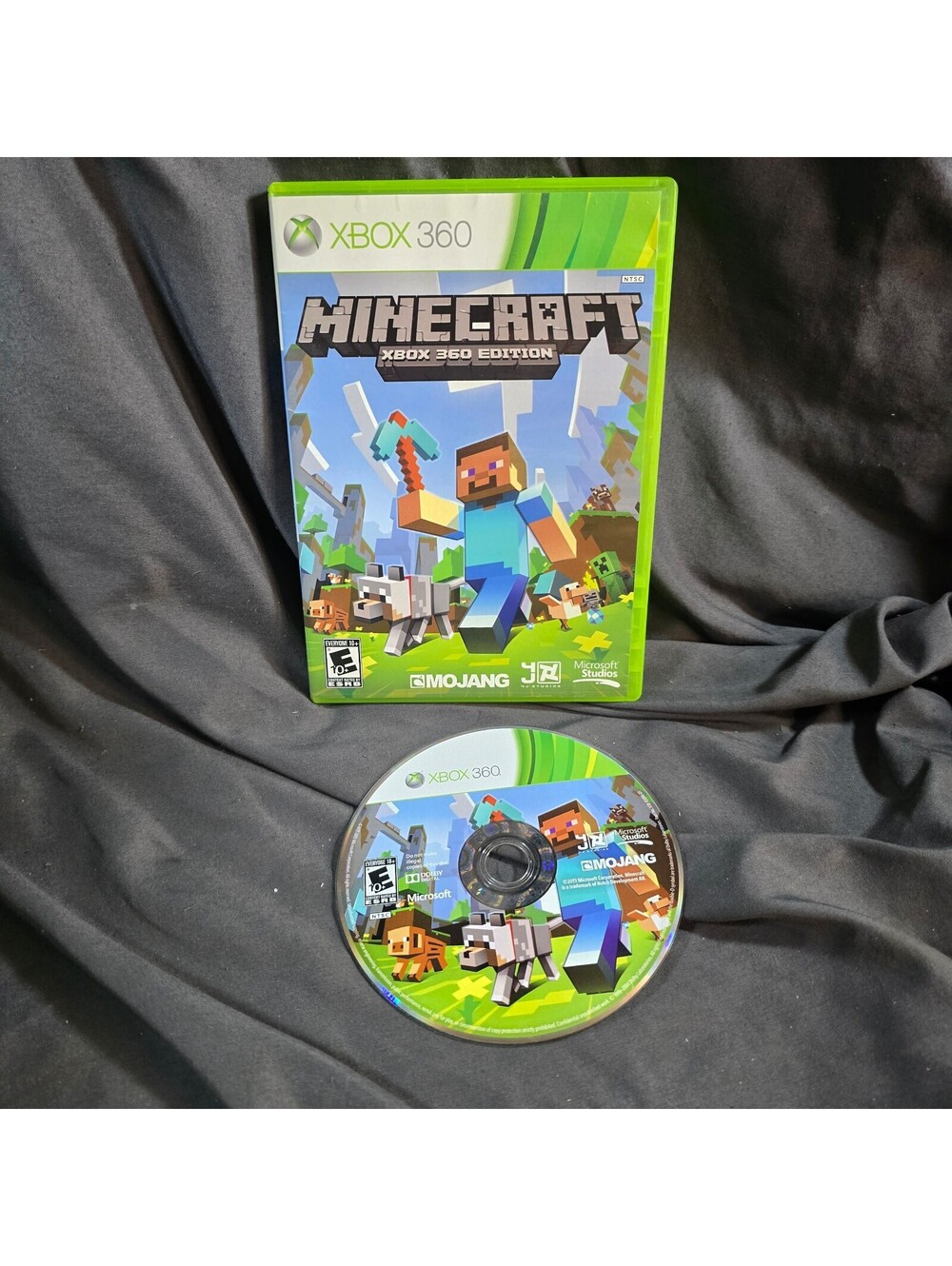 Minecraft (Microsoft Xbox 360) Authentic, tested/works